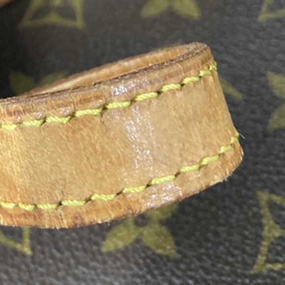 LOUIS VUITTON Logo Drouot Shoulder Bag Monogram Leather Brown M51290 88EF355 - Picture 15 of 16